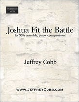 Joshua Fit the Battle SSA choral sheet music cover
